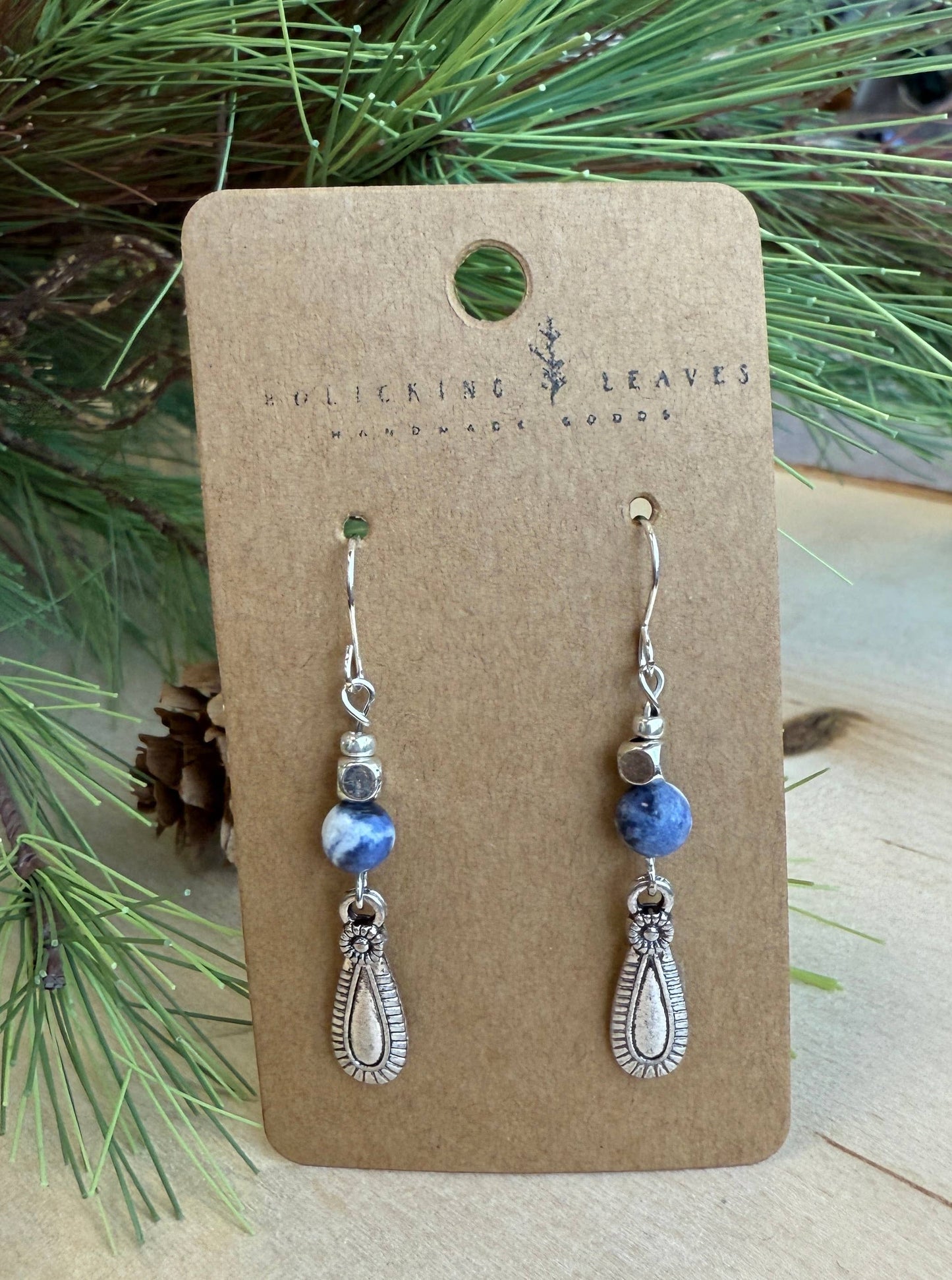JEWELRY: Sodalite Boho Earrings