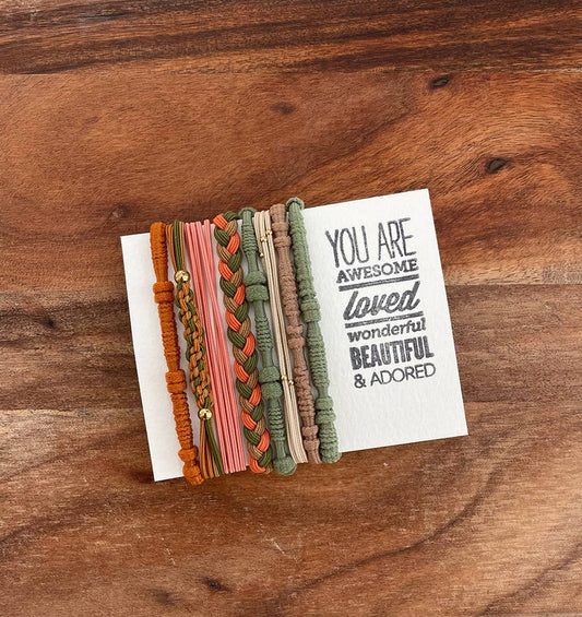 ACCESSORIES: Boho Hair Ties | Green