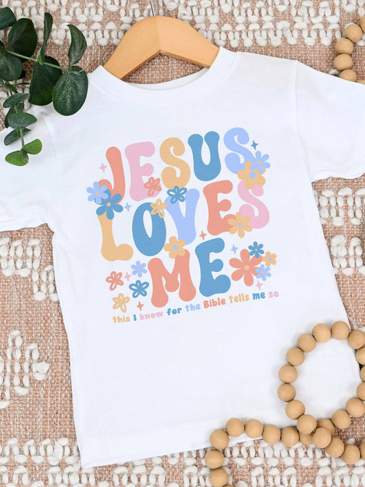 CHILDRENS: Jesus loves me this I know Kids Graphic Tee