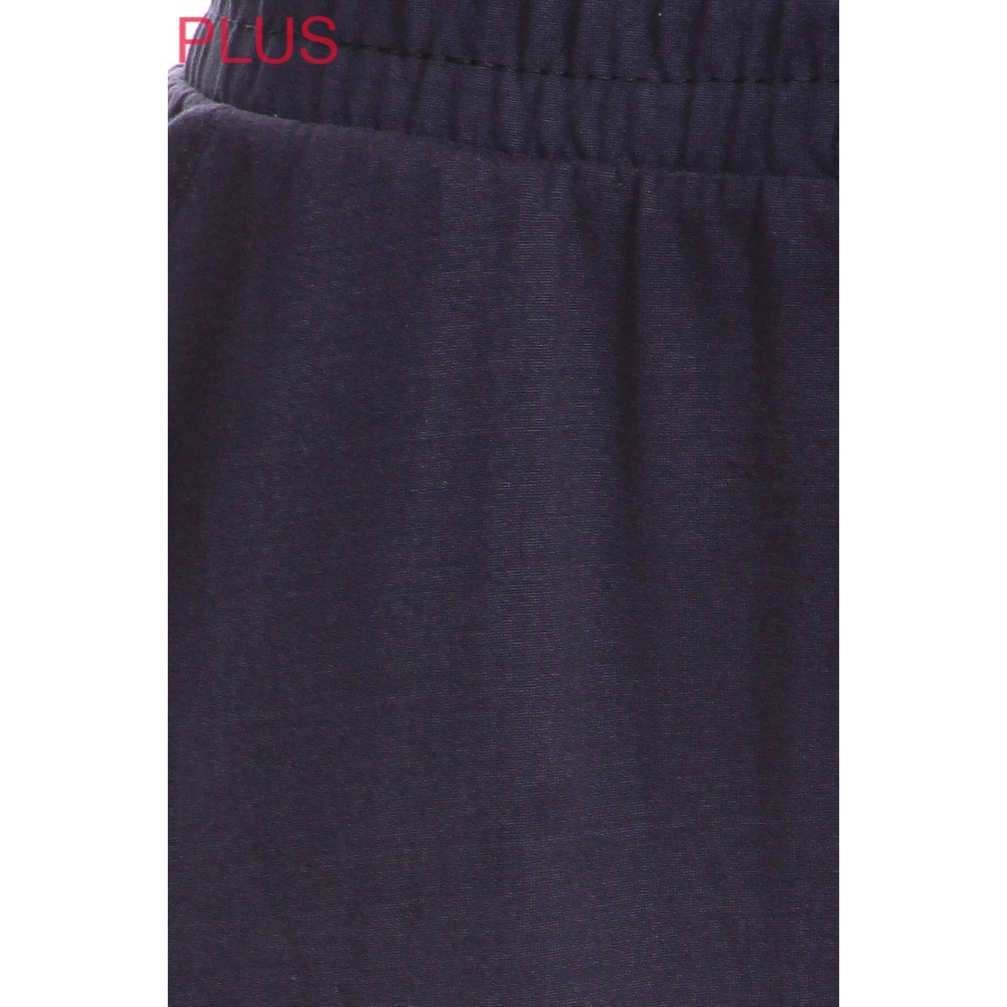 PLUS ACTIVEWEAR: Plus Size Buttery Soft Solid Joggers with Drawstring