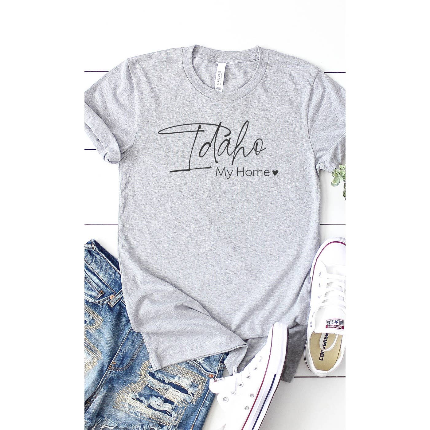 GRAPHIC TEE: Idaho my home graphic tee