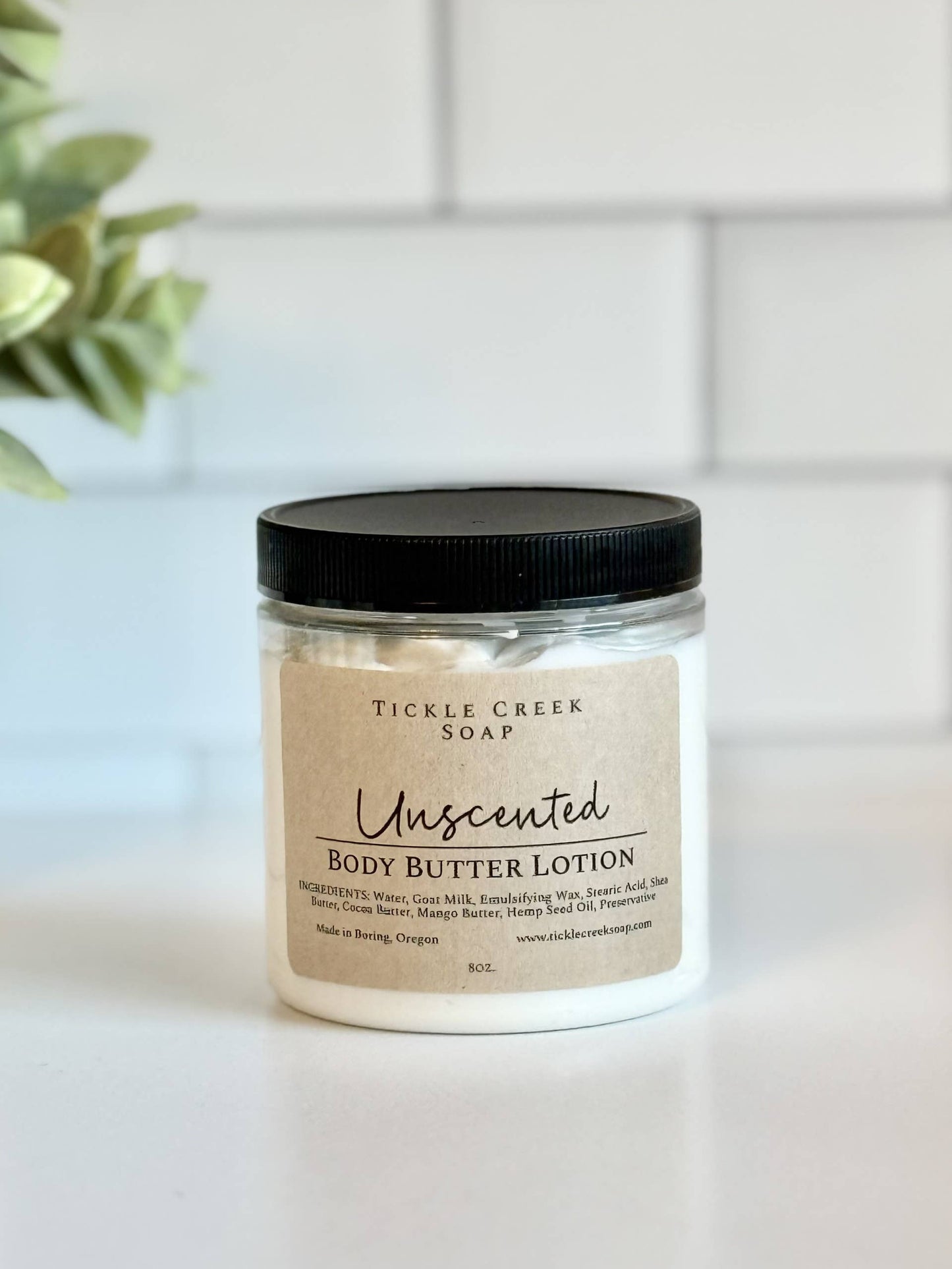 Body Butter Lotion Unscented