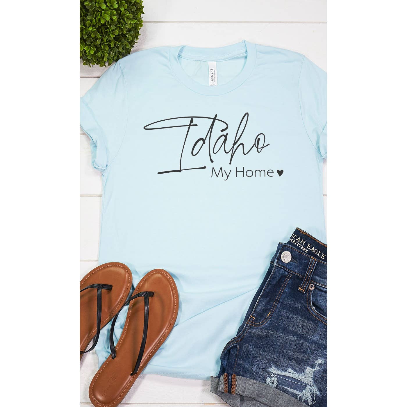 GRAPHIC TEE: Idaho my home graphic tee