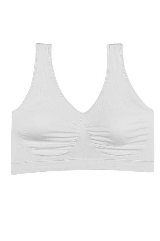 BASICS: Comfortable  Microfiber Fabric Seamless bra