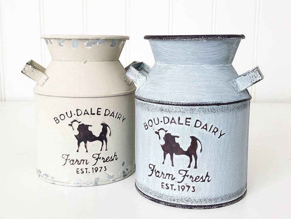 Foundations Decor Decorative Milk Cans