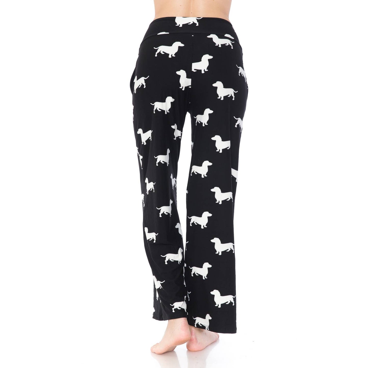 BASICS: Buttery Soft Print Pajama Pants with Drawstring