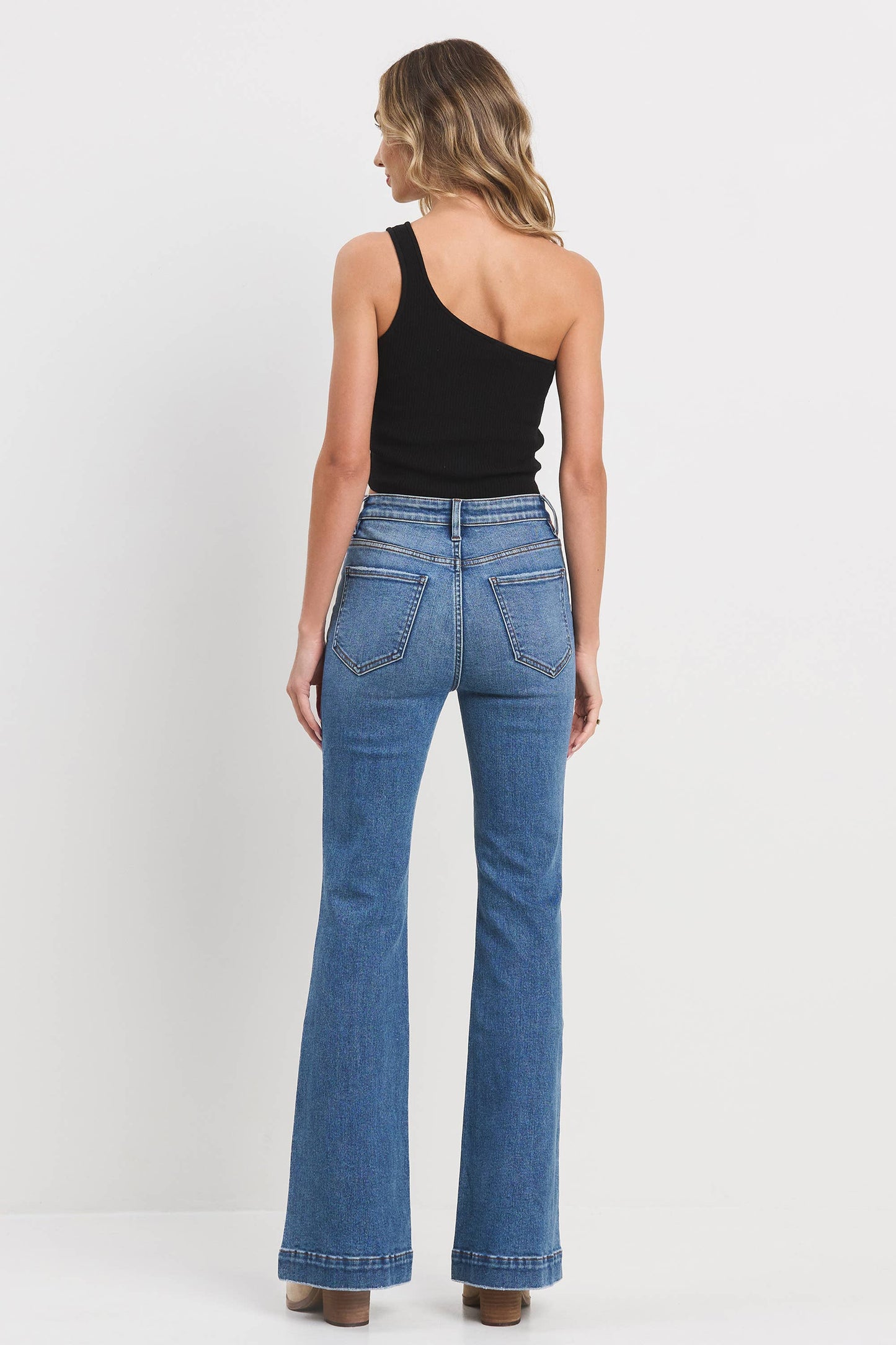 JEANS: Utility Pocket Seam Flare
