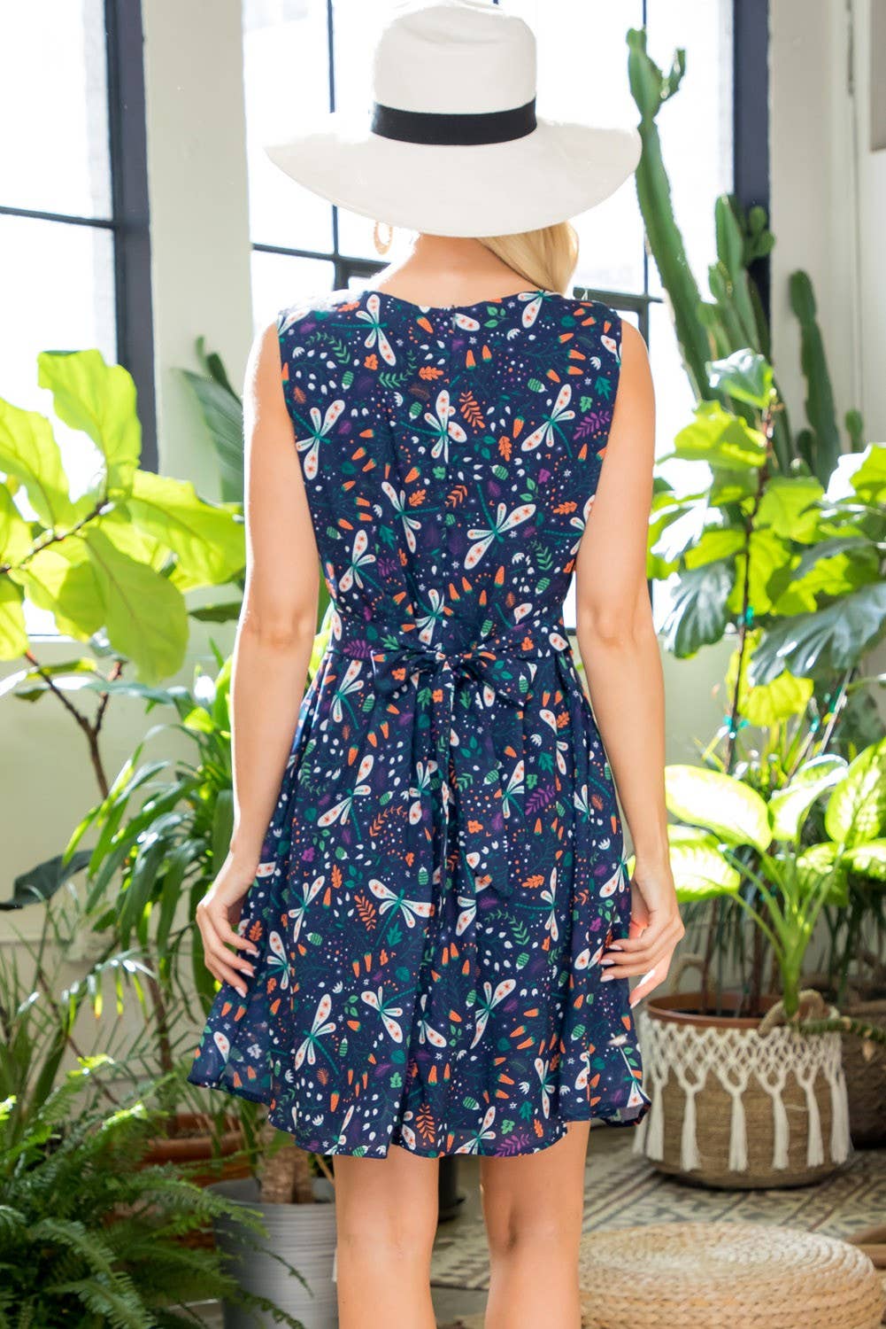 DragonFly Print Dress
