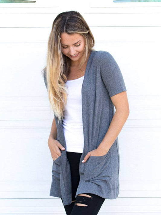 MUST HAVE JACKET: Short Sleeve Perfect Boyfriend Cardigan