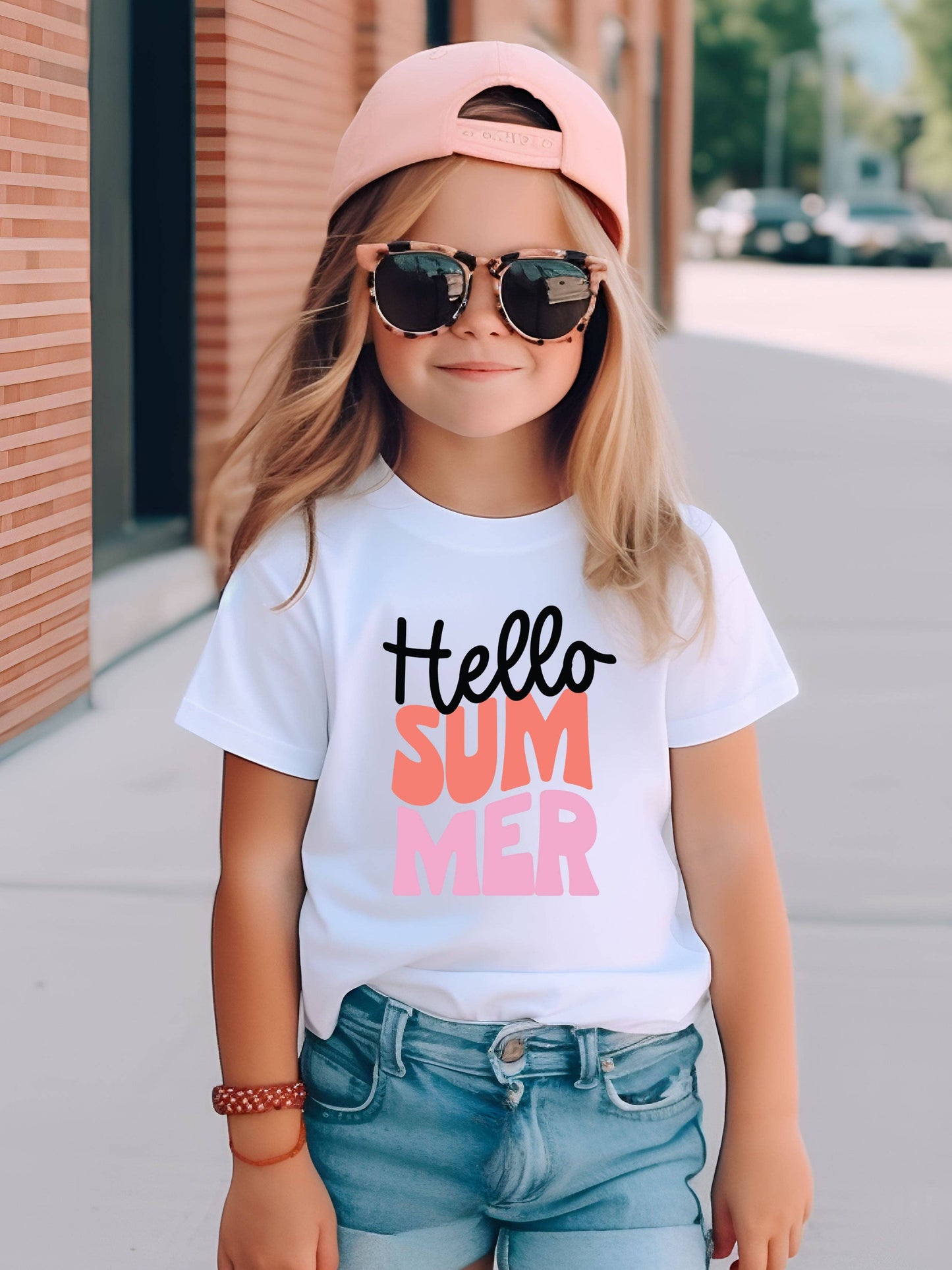 CHILDRENS: Hello Summer Kids Graphic Tee