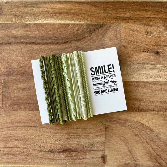 ACCESSORIES: Boho Hair Ties | Spearmint