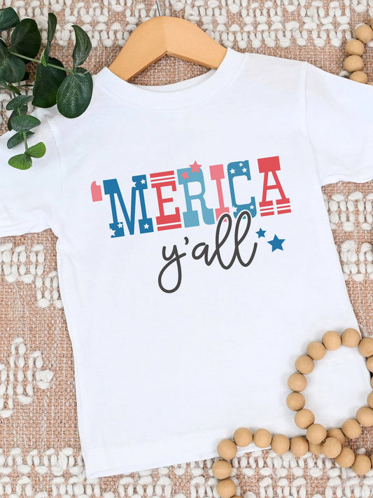 CHILDRENS: 'Merica Y'all Kids Graphic Tee