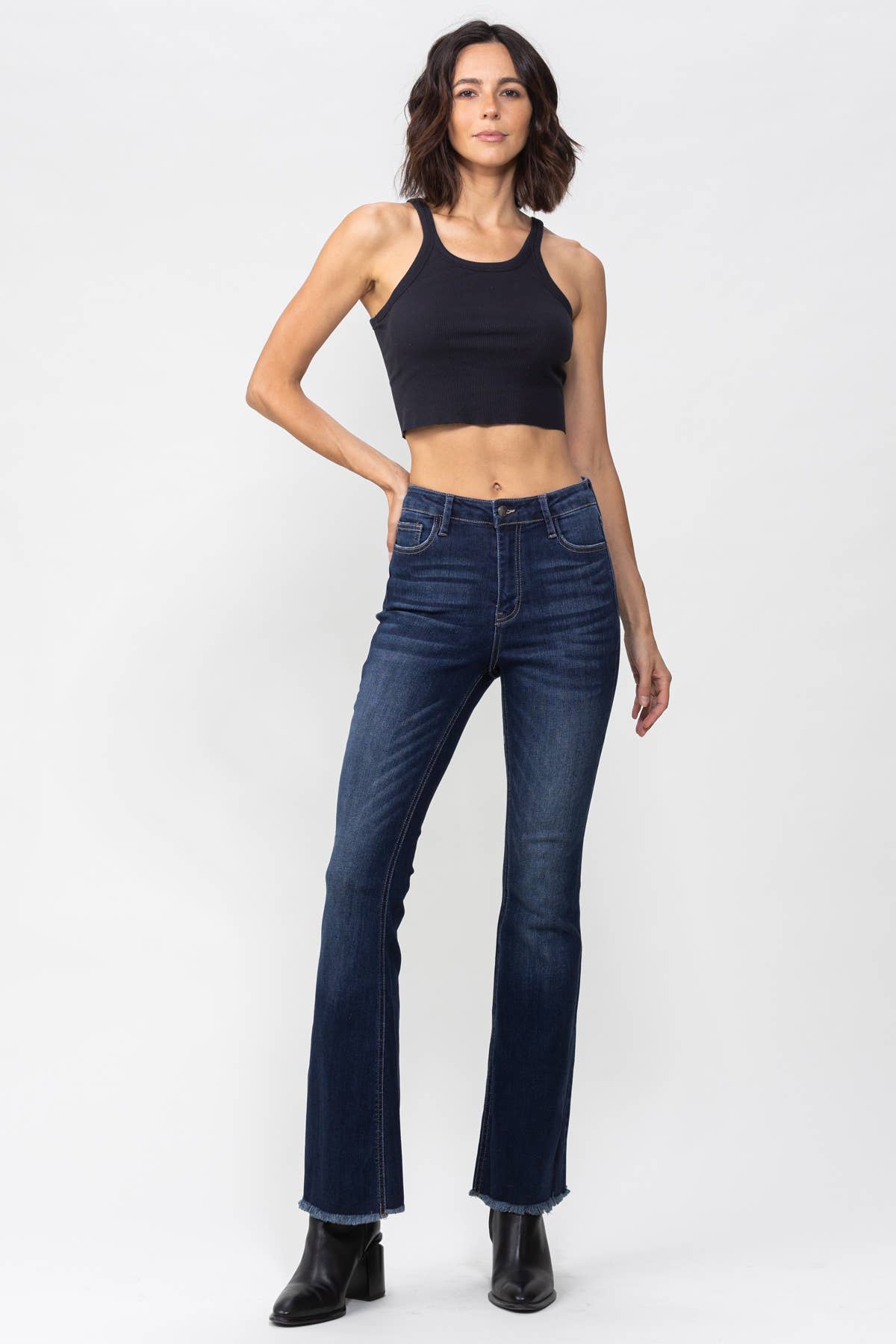 PLUS Jeans Jelly High Rise Flare Jeans