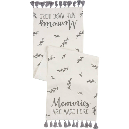 HOME: Runner Memories Are Made Here Table Runner