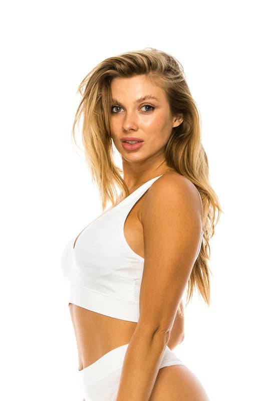 BASICS: Youmita Microfiber Seamless Bralette-YM-82114-BLT-SL