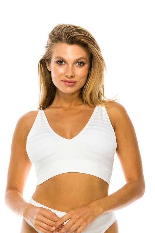 BASICS: Youmita Microfiber Seamless Bralette-YM-82114-BLT-SL