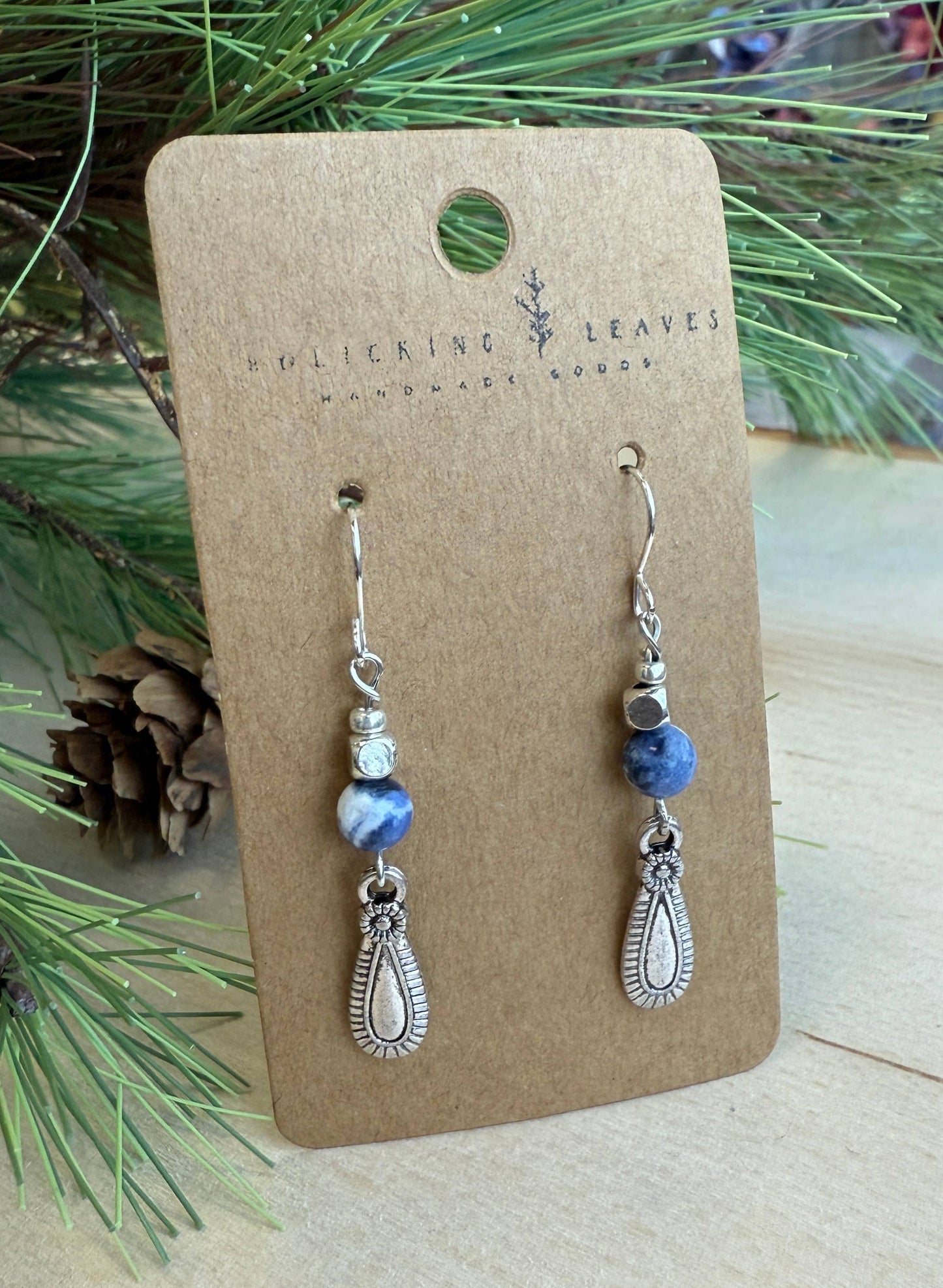 JEWELRY: Sodalite Boho Earrings