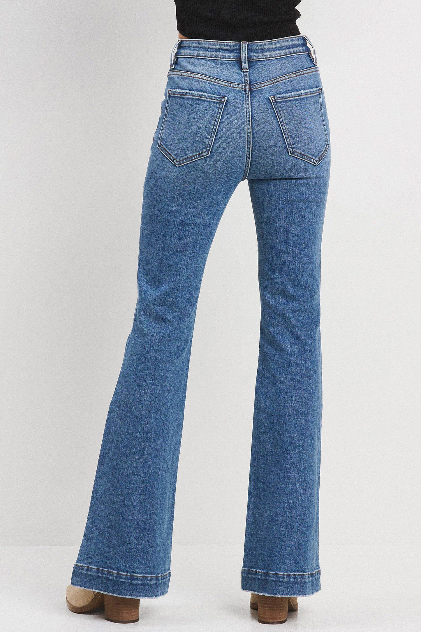 JEANS: Utility Pocket Seam Flare