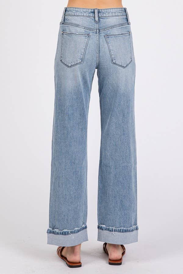 JEANS: SUPER SOFT TOUCH LOW RISE COMFORT BAGGY STRAIGHT