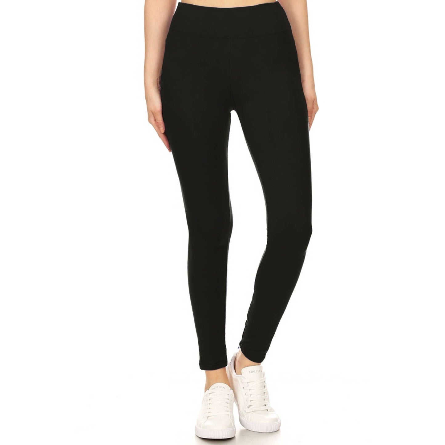 ACTIVEWEAR: 3" Yoga Band Buttery Soft Solid Leggings (S-XL)