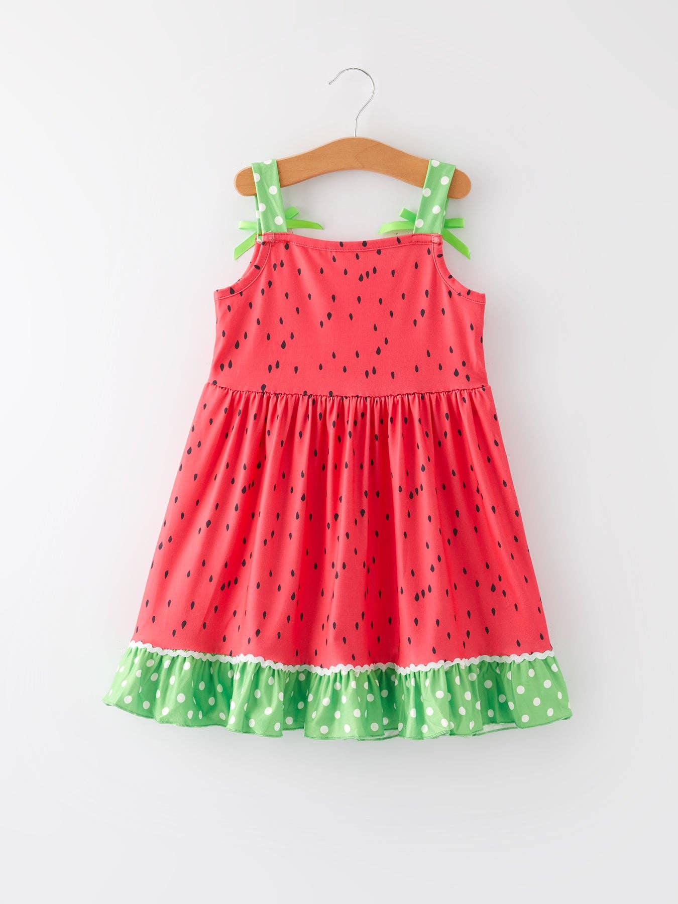 Summer Watermelon Suspender Dress