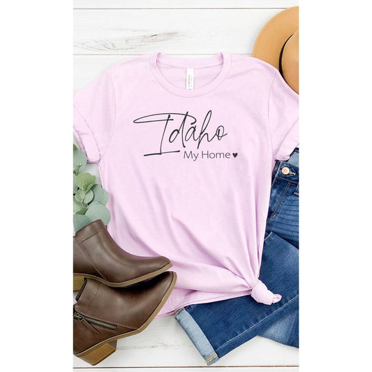 GRAPHIC TEE: Idaho my home graphic tee