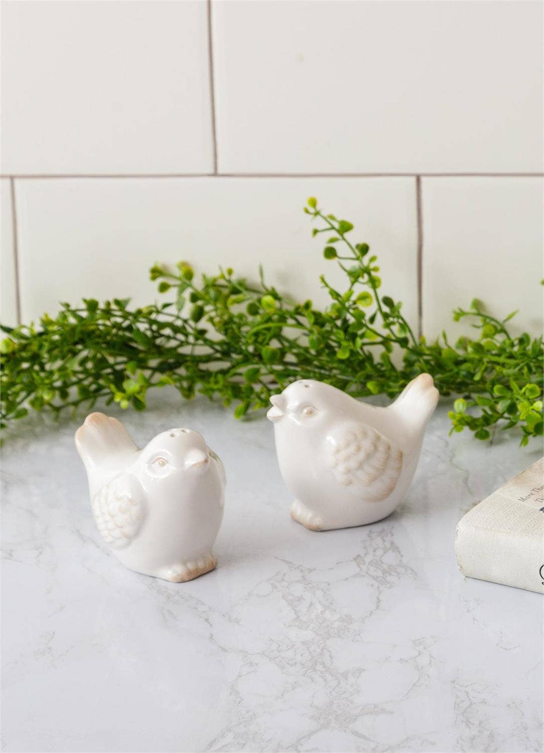 Ceramic Bird Salt And Pepper Shakers (Pk/02 Pr)