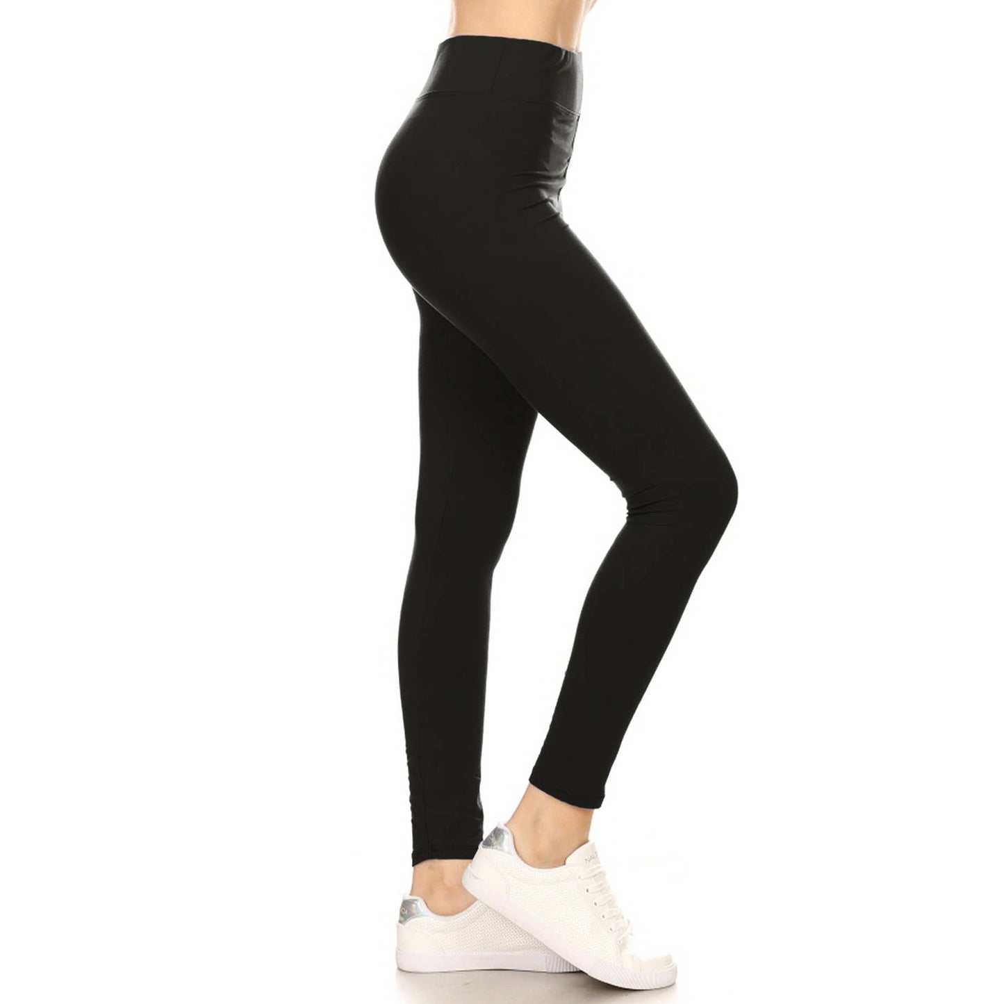 ACTIVEWEAR: 3" Yoga Band Buttery Soft Solid Leggings (S-XL)