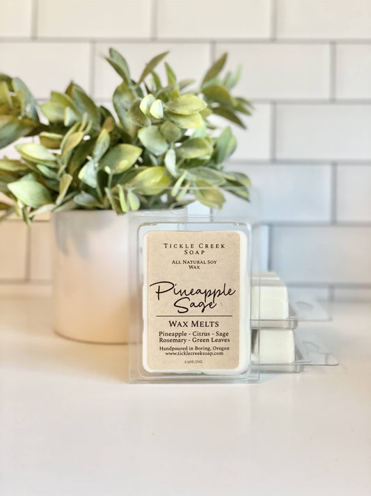 HOME: Wax Melt Pineapple Sage Soy Wax Melt