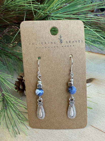 JEWELRY: Sodalite Boho Earrings