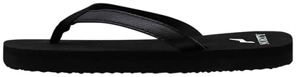 Soft Cushioned Footbed Flip Flop Thong Sandal - Black