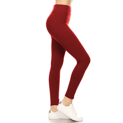ACTIVEWEAR: 3" Yoga Band Buttery Soft Solid Leggings (S-XL)