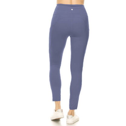 ACTIVEWEAR: Premium Activewear 7/8 Length Leggings w Pockets