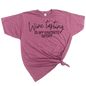 GRAPHIC TEE: WINE TASTING IS MY FAVORITE SPORT T-SHIRT