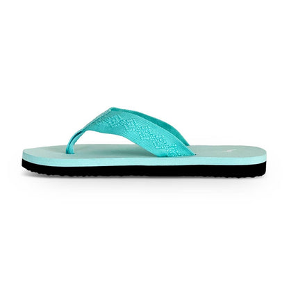 Norty Women's Flip Flop Thong Sandal Seafoam
