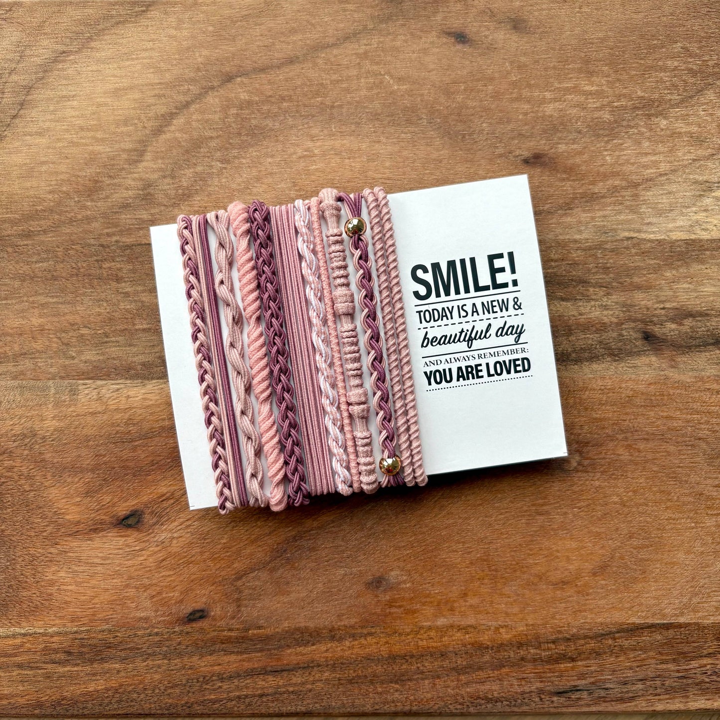 Boho Hair Ties | Pink & Purple