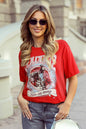 COWBOY Take Me Away Graphic Western Loose Tee