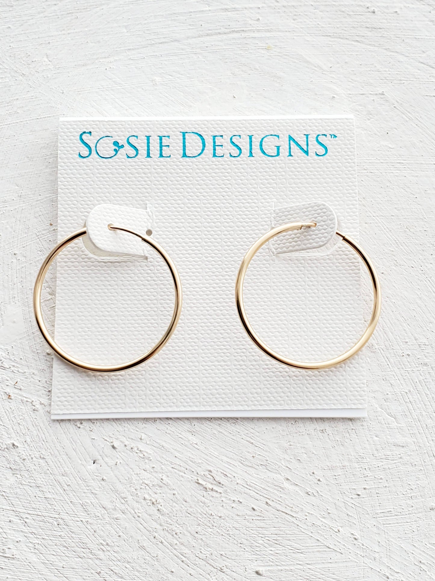 14K Gold-Filled Endless Hoops Earrings - 16 mm
