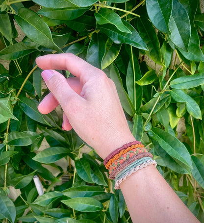 Boho Hair Ties | Pink & Purple