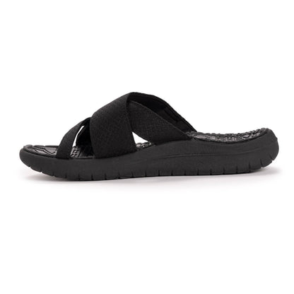 Muk Luks Women's Sassy Cross-Over Sandal