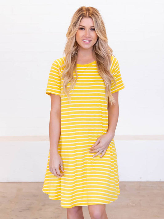DRESS: Striped Delilah Swing Dress