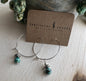 JEWELRY: Jasper Hoop Earrings
