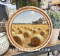 8" Round Hayfield Art