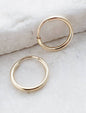 Gold-Filled Tiny Endless Huggie Hoops