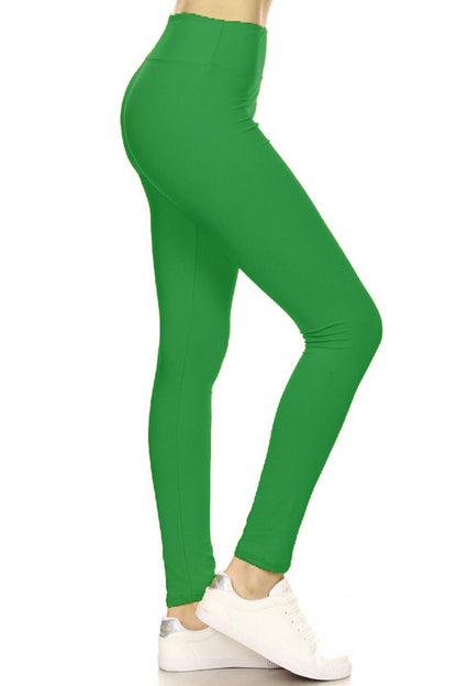 ACTIVEWEAR: 3" Yoga Band Buttery Soft Solid Leggings (S-XL)