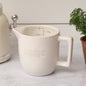 White Cottage Ceramic Measuring Cup (Pk/02)
