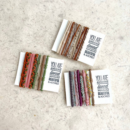 ACCESSORIES: Boho Hair Ties | Green