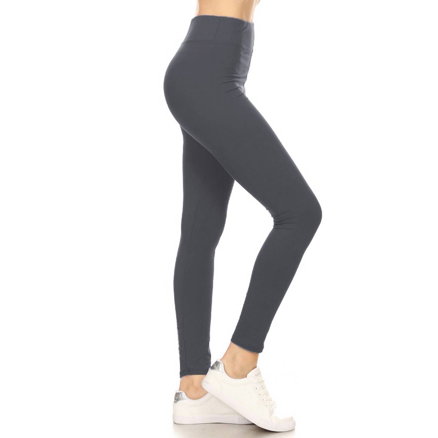 ACTIVEWEAR: 3" Yoga Band Buttery Soft Solid Leggings (S-XL)