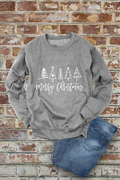 SWEATSHIRT: Merry Christmas, Christmas, Unisex Crewneck Fleece Sweatshirts