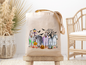 ACCESSORIES: BAG Halloween Ghost Horses, Trick or Treat Canvas Tote Bag